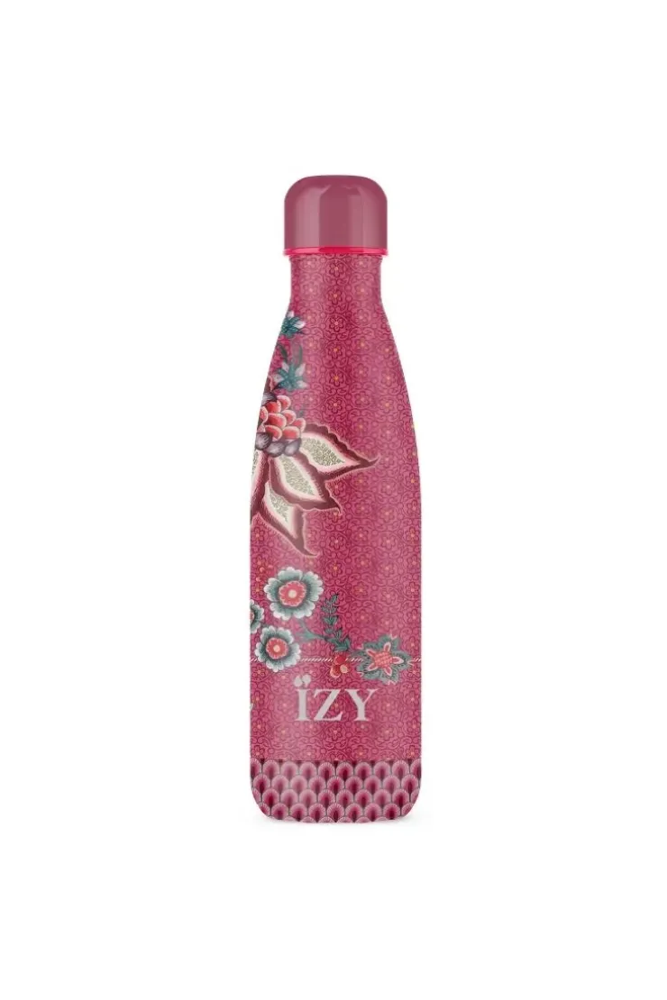 Pip Studio Flower Festival Thermosfles Donker 500Ml Roze Online