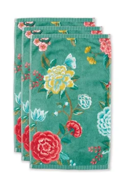 Pip Studio Gastendoek Set/3 Good Evening 30X50 Cm Groen Clearance
