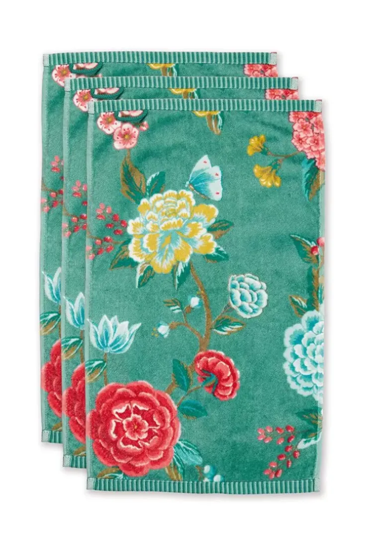 Pip Studio Gastendoek Set/3 Good Evening 30X50 Cm Groen Clearance