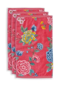 Pip Studio Gastendoek Set/3 Good Evening 30X50 Cm Koraal Online
