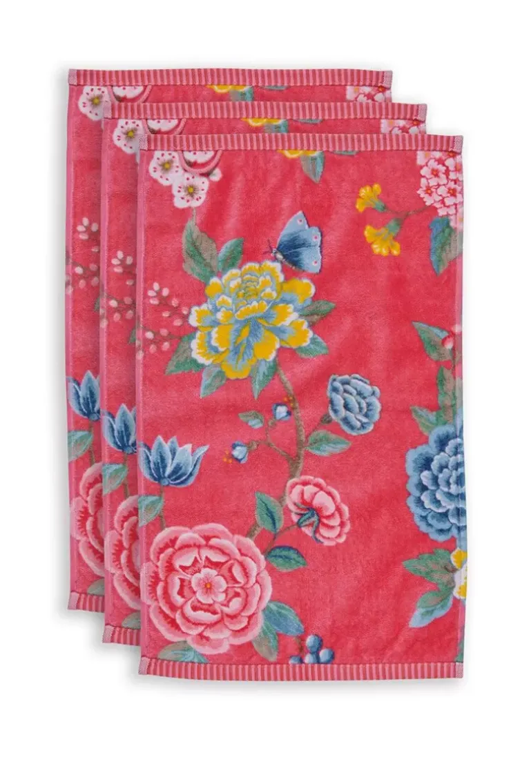 Pip Studio Gastendoek Set/3 Good Evening 30X50 Cm Koraal Online