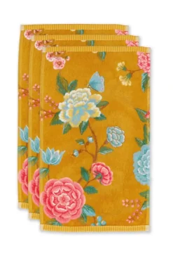 Pip Studio Gastendoek Set/3 Good Evening 30X50 Cm Geel New