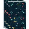 Pip Studio Gastendoek Set/3 Les Fleurs Donker 30X50 Cm Blauw Discount