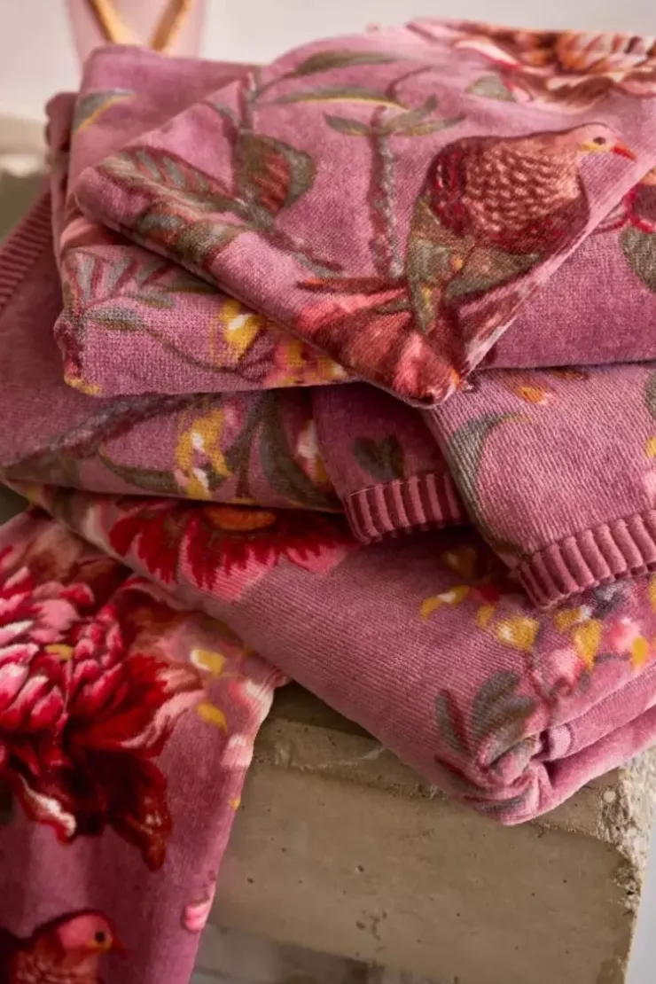 Pip Studio Gastendoek Set/3 Secret Garden Mauve 30X50Cm Paars Outlet
