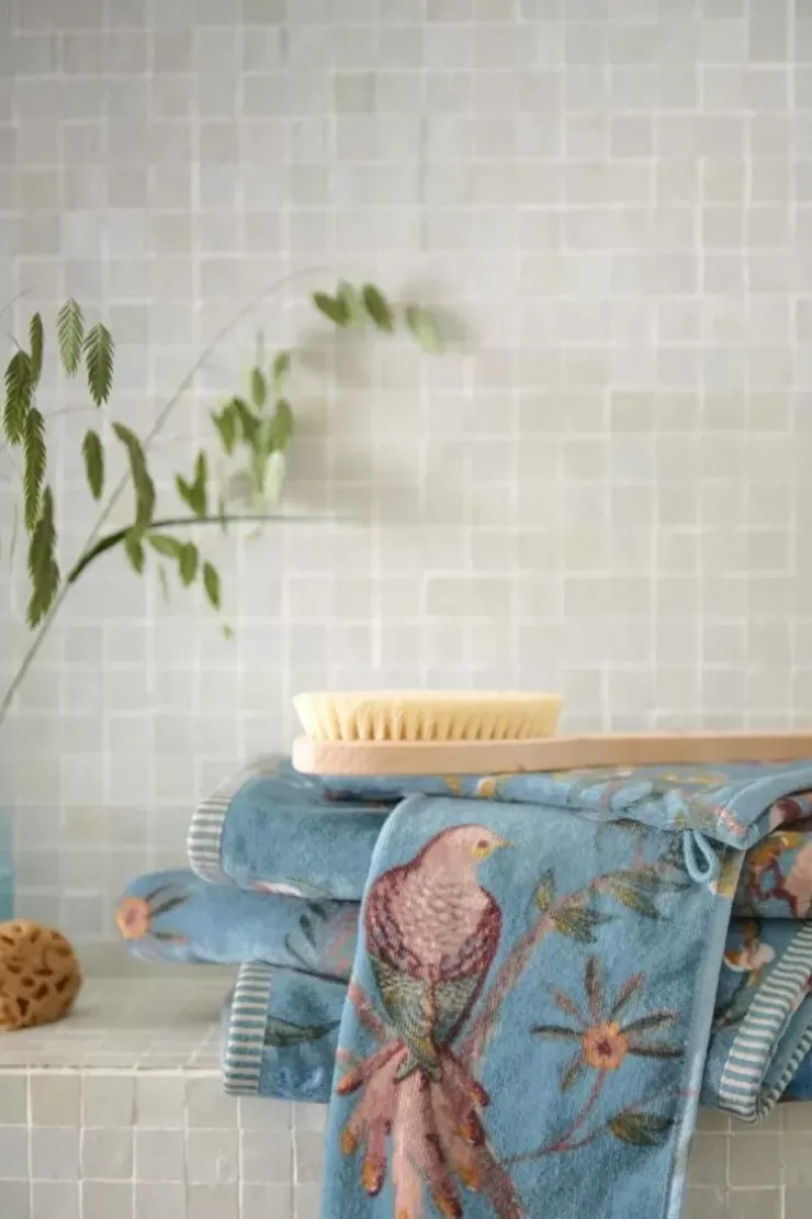 Pip Studio Gastendoek Set/3 Secret Garden 30X50Cm Blauw Discount