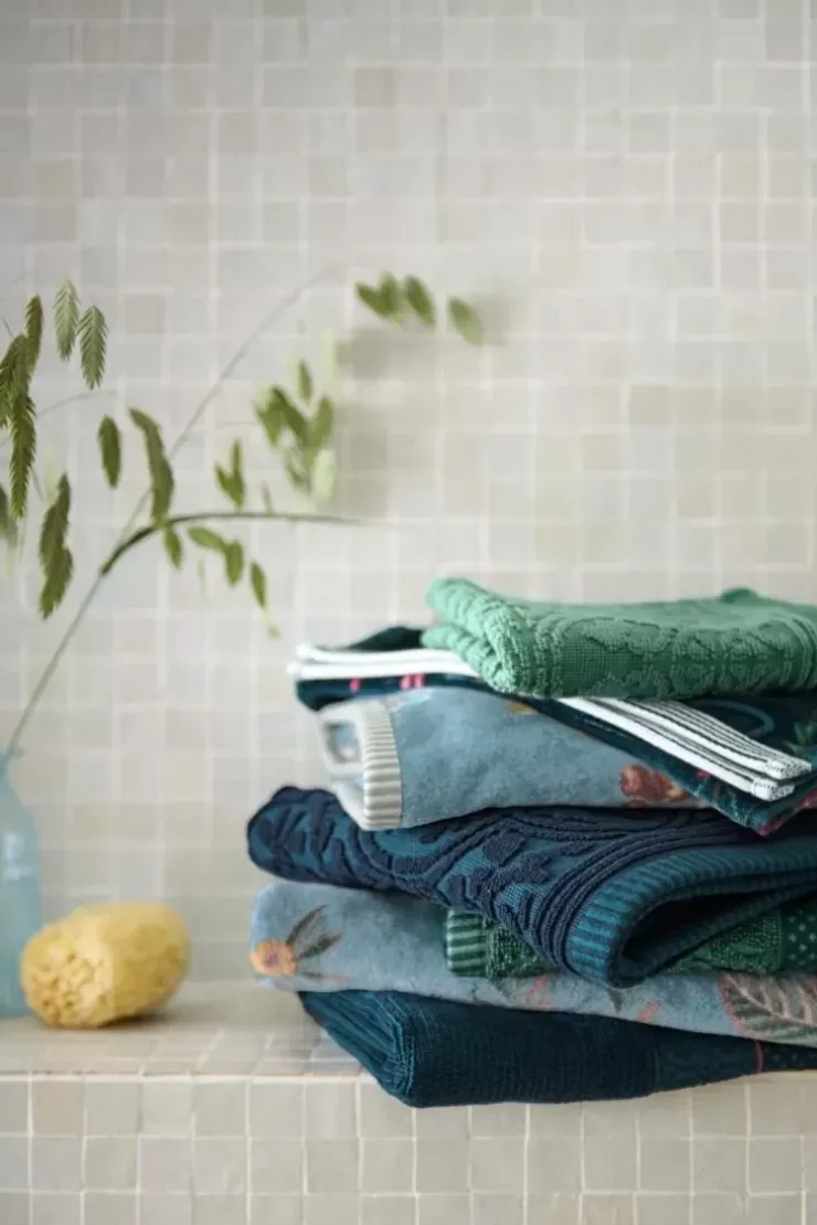 Pip Studio Gastendoek Set/3 Secret Garden 30X50Cm Blauw Discount