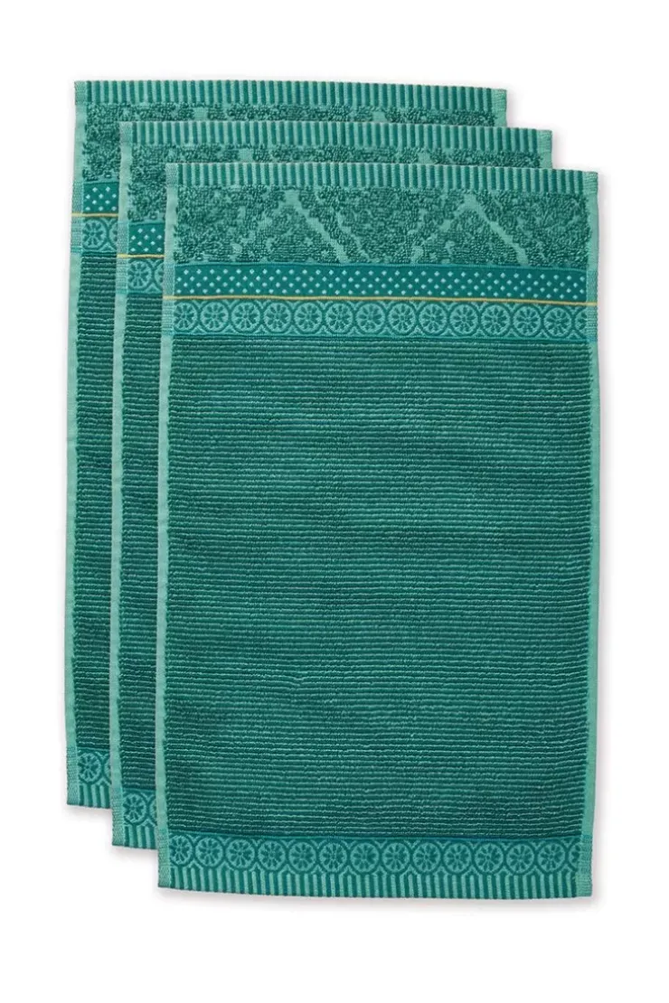 Pip Studio Gastendoek Set/3 Soft Zellige 30X50 Cm Groen Online
