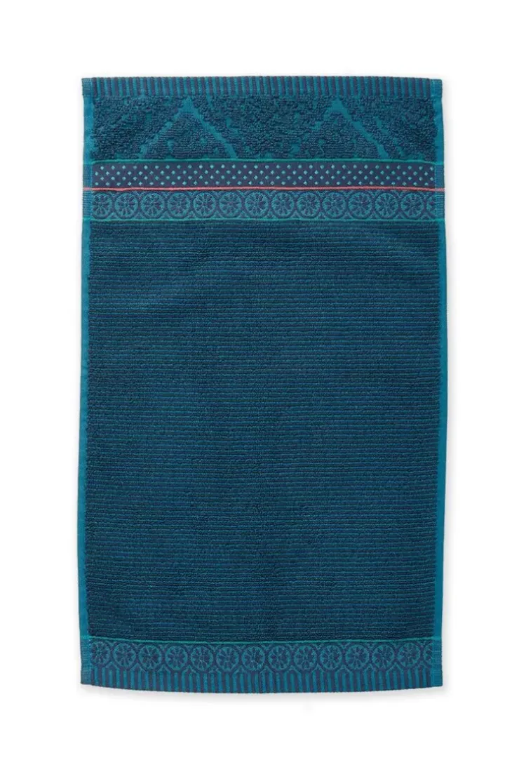 Pip Studio Gastendoek Set/3 Soft Zellige Donker 30X50 Cm Blauw Online