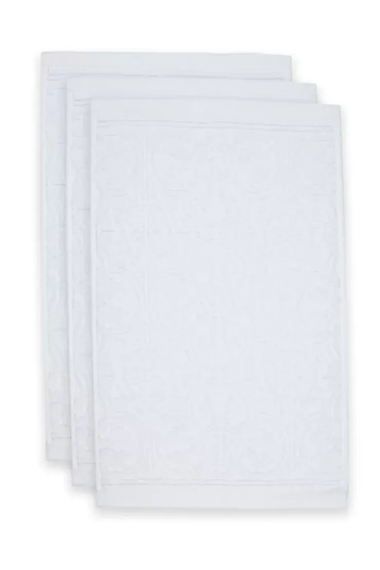 Pip Studio Gastendoek Set/3 Tile De Pip 30X50 Cm Wit Best