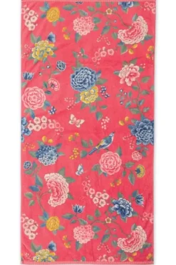 Pip Studio Grote Handdoek Good Evening 70X140 Cm Koraal Outlet