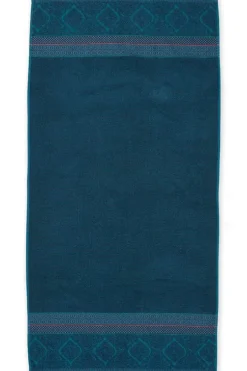 Pip Studio Grote Handdoek Soft Zellige Donker 70X140 Blauw Discount