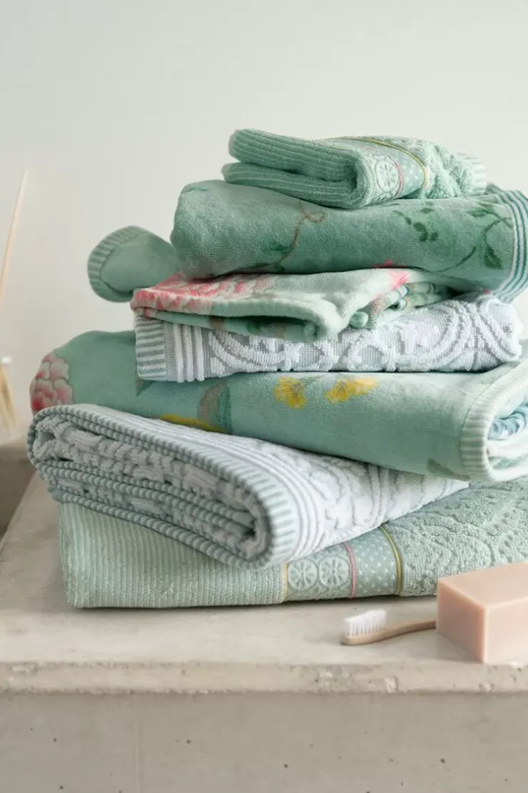 Pip Studio Grote Handdoek Tile De Pip Licht 70X140 Cm Blauw Outlet