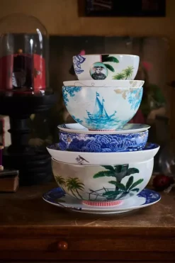 Pip Studio Heritage Kom Palm Groen 23 Cm Clearance