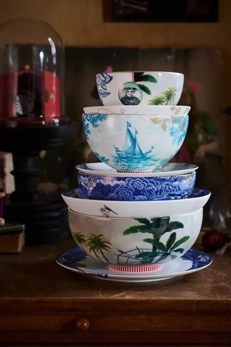 Pip Studio Heritage Kom Palm Groen 23 Cm Clearance