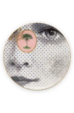 Pip Studio Heritage Petit Four Gezicht Zwart/Wit 12 Cm Online