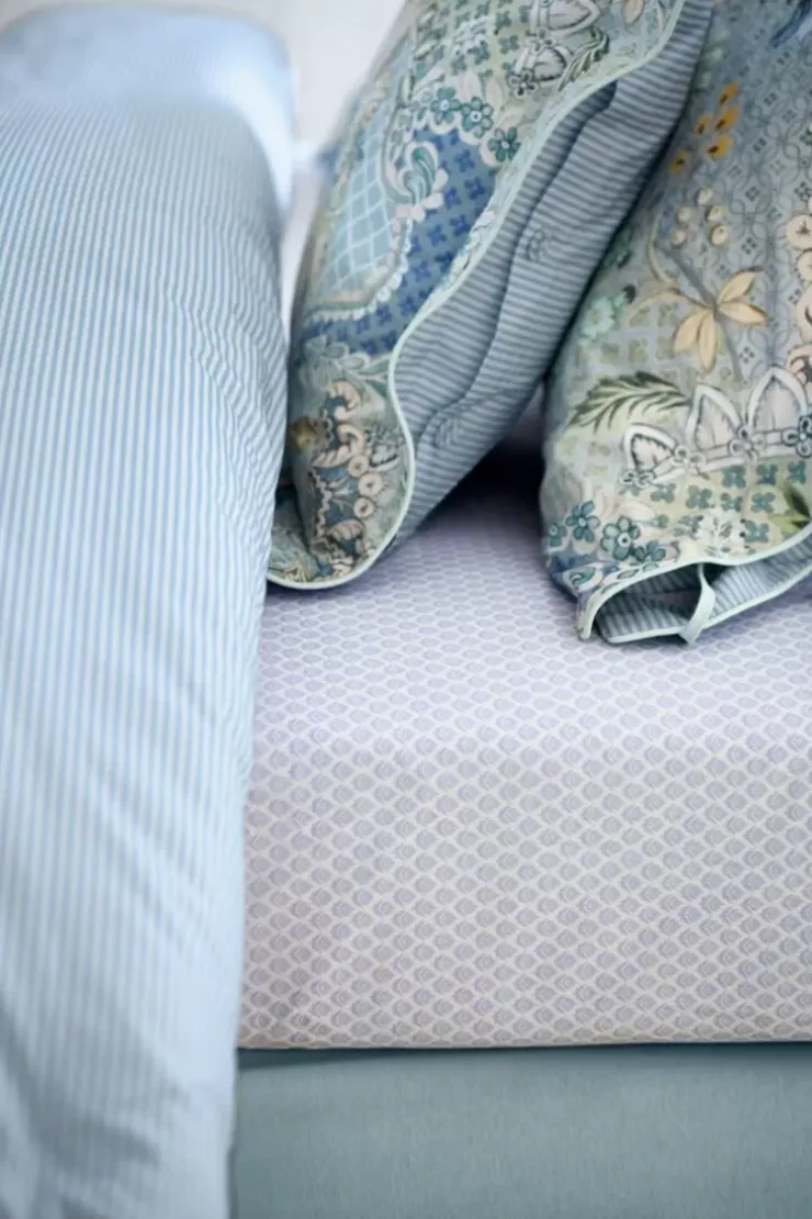 Pip Studio Hoeslaken Thousand Leaves Blauw Hot