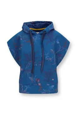 Pip Studio Hoodie Korte Mouw Isola Blauw Hot
