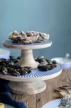 Pip Studio Houten Plateau Blauw 22 Cm New