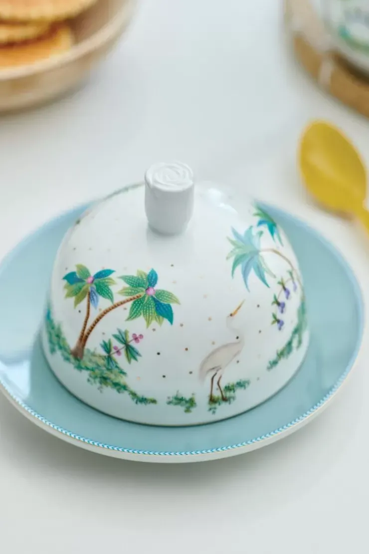 Pip Studio Jolie Botervloot Rond Dots Gold Wit New