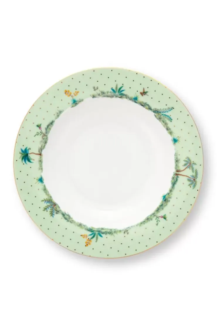 Pip Studio Jolie Diep Bord 21.5 Cm Groen Online
