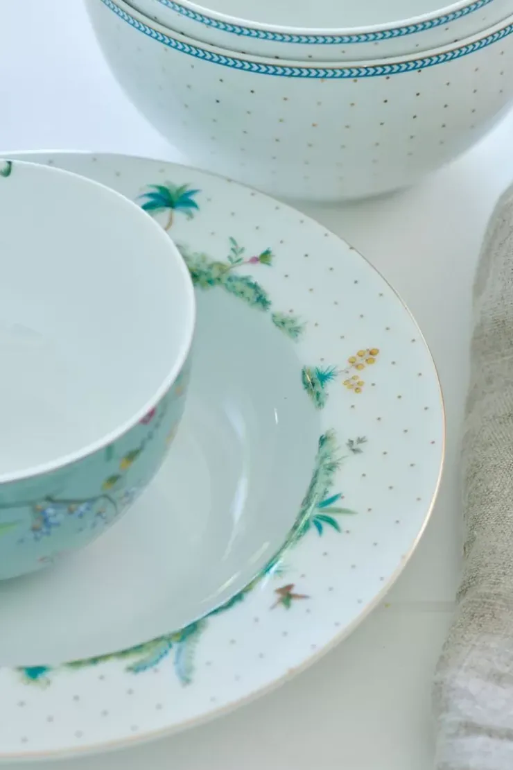 Pip Studio Jolie Diep Bord Dots Gold 21.5 Cm Wit Discount