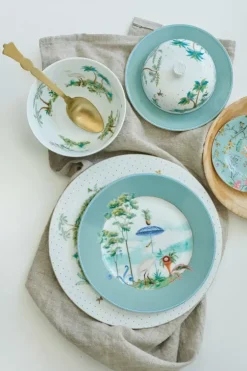 Pip Studio Jolie Diep Bord Dots Gold 21.5 Cm Wit Discount