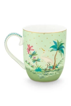 Pip Studio Jolie Mok Klein Gouden Stippen Groen Sale