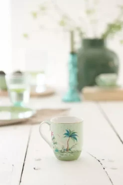 Pip Studio Jolie Mok Klein Gouden Stippen Groen Sale