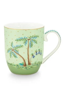 Pip Studio Jolie Mok Klein Gouden Stippen Groen Sale