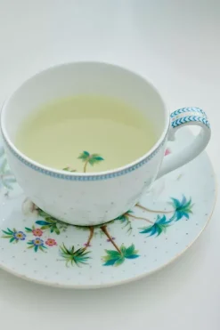 Pip Studio Jolie Set/2 Cappuccino Kop & Schotel Dots Gold Best