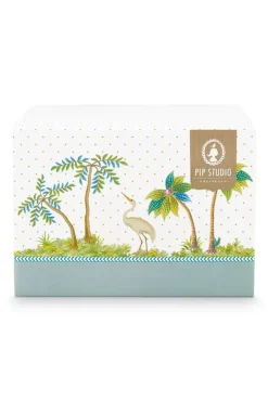 Pip Studio Jolie Set/2 Espresso Kop & Schotel Groen Clearance