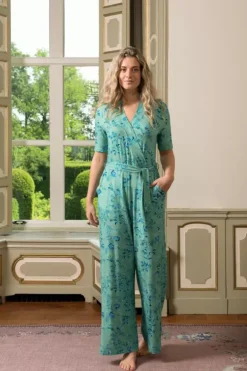 Pip Studio Jumpsuit Tokyo Blossom Groen Clearance