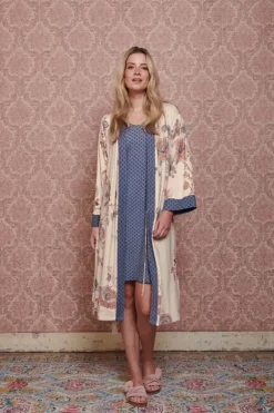 Pip Studio Kimono Cece Fiore Wit