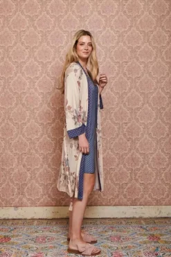 Pip Studio Kimono Cece Fiore Wit