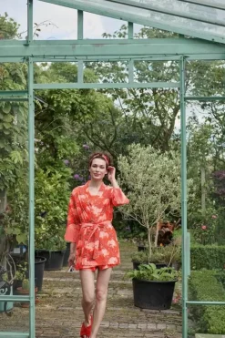 Pip Studio Kimono Flora Firenze Koraal Rood Outlet