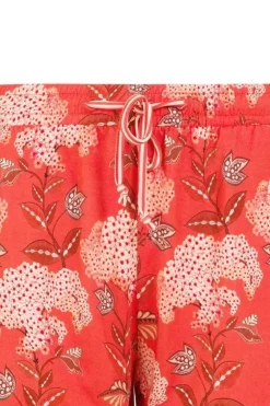 Pip Studio Korte Broek Flora Firenze Koraal Rood Best