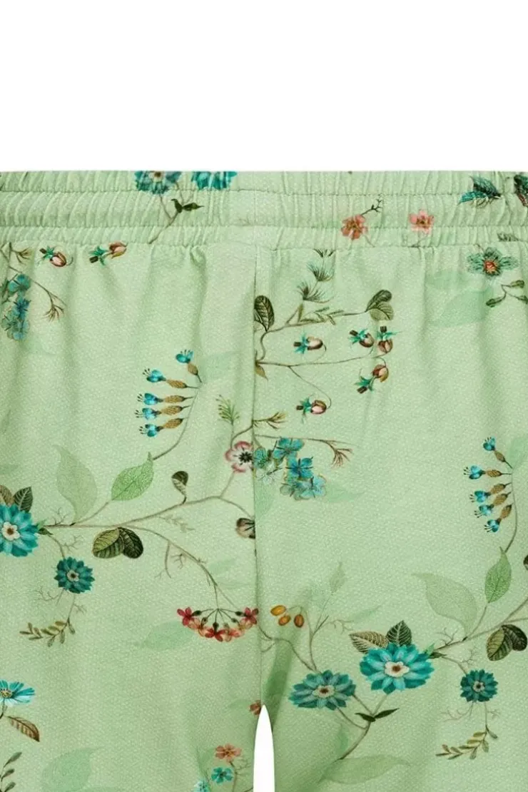 Pip Studio Korte Broek Kawai Flower Licht Groen Outlet