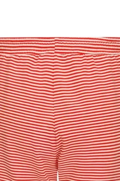 Pip Studio Korte Broek Little Sumo Stripe Koraal Rood Clearance