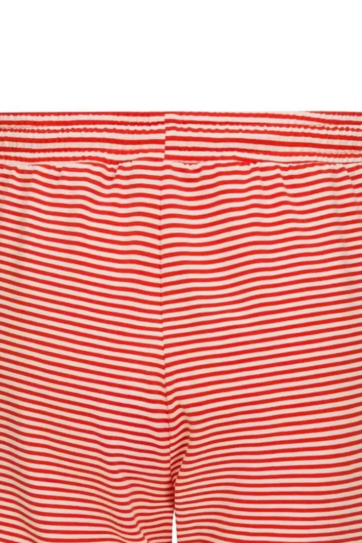 Pip Studio Korte Broek Little Sumo Stripe Koraal Rood Clearance