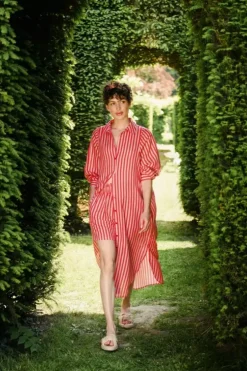 Pip Studio Korte Broek Sumo Stripe Rood Discount