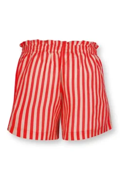 Pip Studio Korte Broek Sumo Stripe Rood Discount