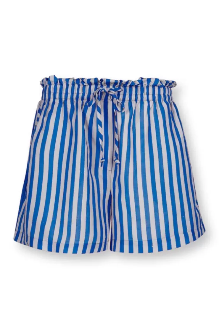 Pip Studio Korte Broek Sumo Stripe Blauw New