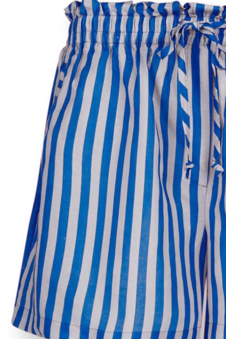 Pip Studio Korte Broek Sumo Stripe Blauw New