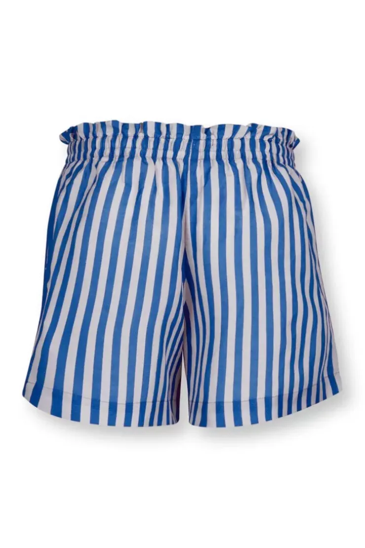 Pip Studio Korte Broek Sumo Stripe Blauw New