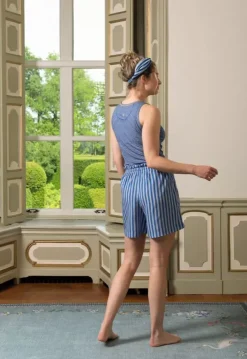 Pip Studio Korte Broek Sumo Stripe Blauw New