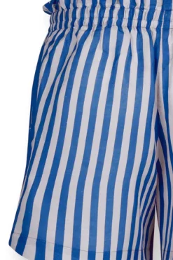Pip Studio Korte Broek Sumo Stripe Blauw New