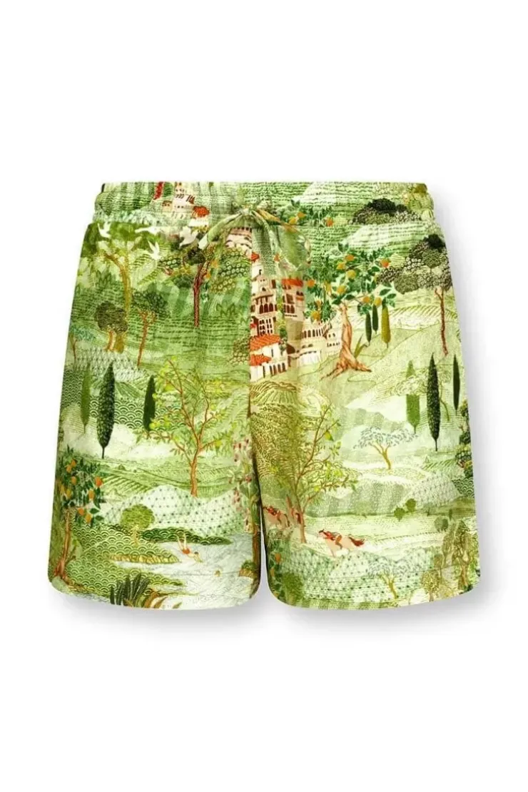 Pip Studio Korte Broek Toscana Groen