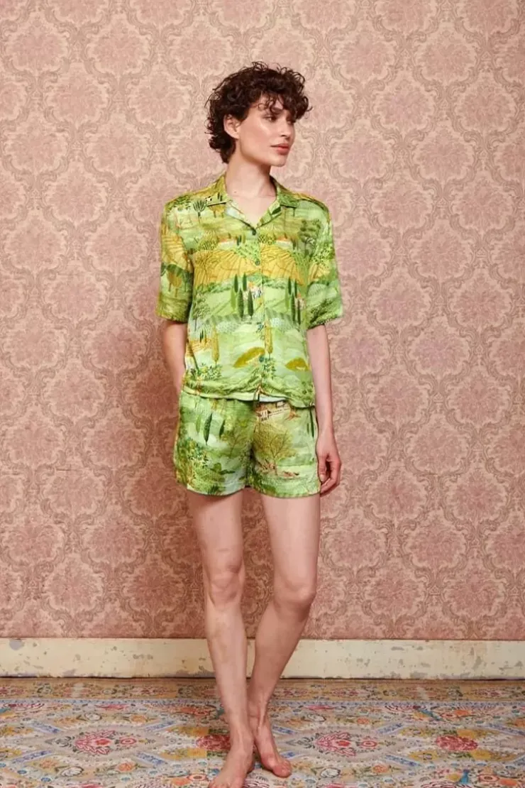 Pip Studio Korte Broek Toscana Groen