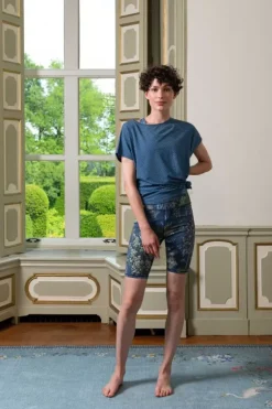 Pip Studio Korte Sportbroek Japanese Garden Blauw Sale