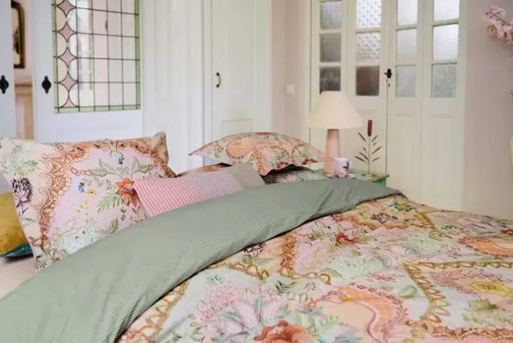 Pip Studio Kussensloop Saluti Grandi Pastel Roze Discount